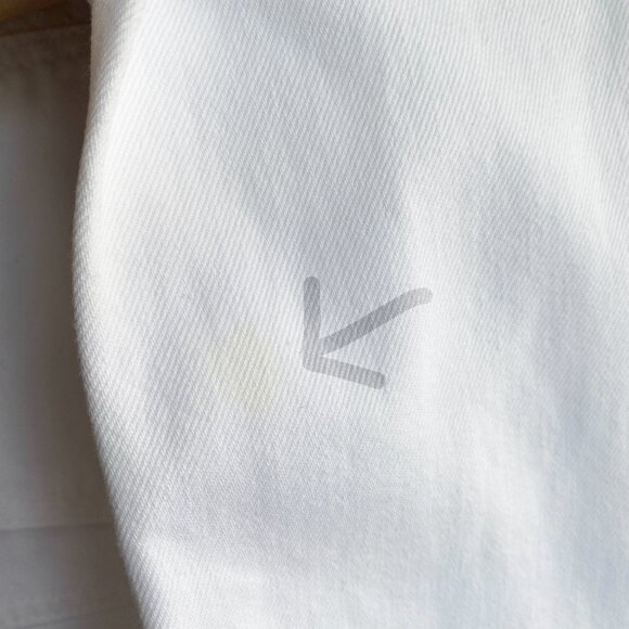 ** AS IS ** Re/Done 90's High Rise Jean in White, size 28 - Picture 7 of 15